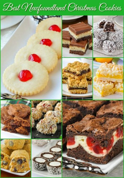 A simple collection of some of the most popular Newfoundland Christmas cookie recipes from my childhood in Newfoundland. #christmascookies #christmasbaking Smartie Cookies, Newfoundland Christmas, Fudge Balls, Celebration Recipes, Aero Bars, Newfoundland Recipes, Simple Desserts, Popular Cookies, Rock Recipes