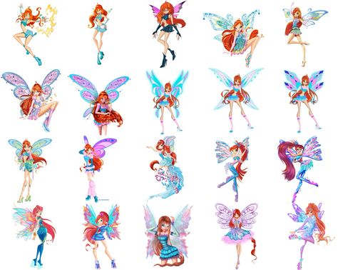 Winx Club Bloom all transformations ✨ Winx Club Bloom All Transformations, All Winx Club Transformations, Winx Club All Transformations Stella, Bloom All Transformations, Winx Club All Transformations, Winx Club Transformations, Winx Transformations, Winx Club Bloom, Bloom Winx