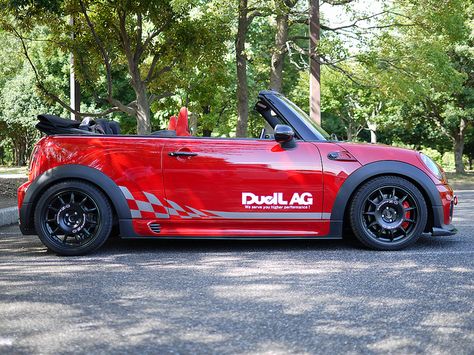 Mini R57 Cabriolet Mini Cooper Graphics, Cooper Cars, Mini Cooper Interior, Mini Cooper Custom, Mini Cooper One, Mini Cabrio, Cooper Car, Mini Cooper Convertible, Mini Convertible