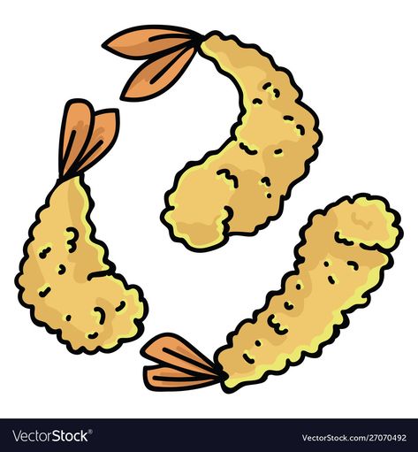 Prawn Tempura, Fried Prawns, Food Vector, Prawn Recipes, Food Clipart, Japanese Snacks, Tempura, Transparent Png, Png Images