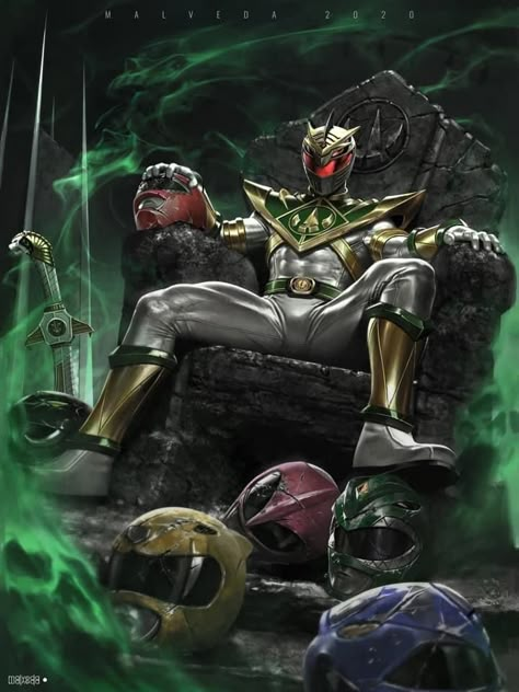 Power Rangers Poster, Lord Drakkon, Power Rangers Comic, Power Rangers Cosplay, All Power Rangers, Power Rangers Fan Art, Power Rangers Art, Go Go Power Rangers, Green Ranger