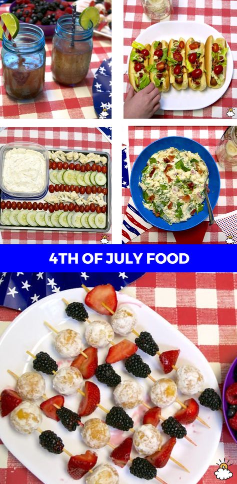 4thof July Appetizers, Fourth Of July Hot Dogs, 4th Of July Pigs In A Blanket, Health 4th Of July Food, 4thvof July Food, 4th Of July Recipes, Veggie Platter, Simple Menu, Yummy Dishes