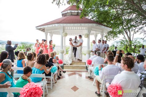 Grand Palladium Jamaica Wedding, Grand Palladium Riviera Maya, Beautiful Gazebo, Grand Palladium Jamaica, Wedding Settings, Beautiful Wedding Ceremony, Lady Hamilton, Jordan Photos, Jamaica Wedding