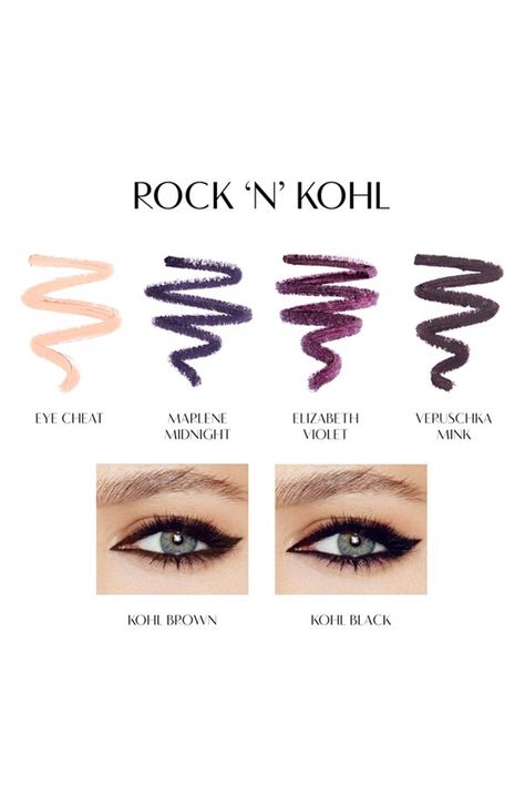 Kohl Eyeliner, Upper Eyelid, Violet Grey, Eye Makeup Designs, Pearl Powder, Eyeliner Pencil, Liquid Liner, Eye Pencil, Makeup Designs