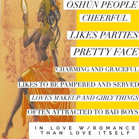 𝙰𝚍𝚞𝚗𝚘𝚕𝚊 ~ Sᴘɪʀɪᴛᴜᴀʟ Mᴇɴᴛᴏʀ ✨🧿✨ on Instagram: “#PersonalityTraits of people that are the #legitimate children of #Oshún. (Especially the Daughters).💛💋👄💄🤳🏽💃🏽🍯🍰🍧🥂Won’t apply to all of…” Daughter Of Oshun, Oshun Energy, Oshun Offerings, Goddess Oshun, African Gods, Orisha Oshun, Oshun Goddess, Goddess Of Egypt, Ancestral Healing