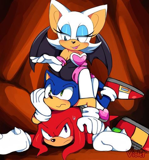 Sonic And Friends, Knuckles The Echidna, Hedgehog Movie, Rouge The Bat, Sonic Funny, Sonic Fan Characters, Sonic Franchise, Blue Hedgehog, Hedgehog Art