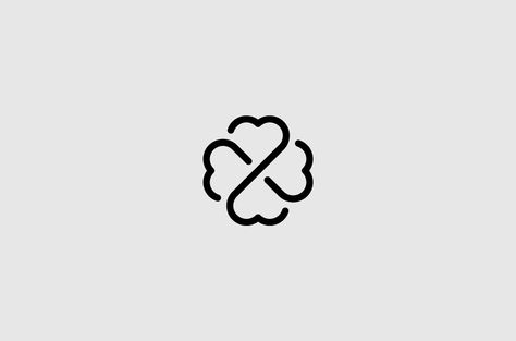 Swimwear Logo, Creative Newsletter, Lucky Logo, Clover Logo, Dental Logo Design, Logo Archive, 달력 디자인, Clover Tattoos, Dental Logo