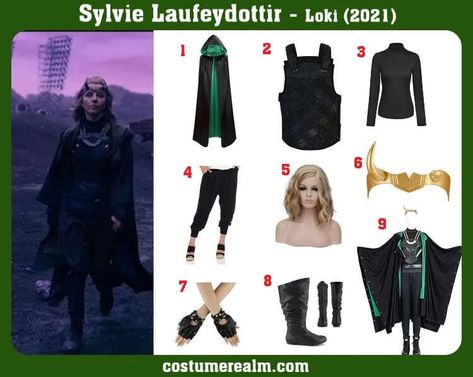 Sylvie Costume, Sylvie Cosplay, Loki Halloween Costume, Loki Outfit, Loki Dress, Marvel Halloween, Marvel Halloween Costumes, Outfits Guide, Blonde Halloween Costumes