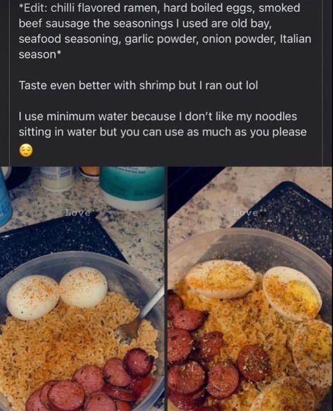 Ramen Noodle Seasoning Recipe, Ramen Seasoning Recipe, Egg Boil, Seafood Boil Seasoning, Boiled Egg Recipes, Mexican Soup Recipes, Ziti Recipes, Boiled Food, Yummy Seafood