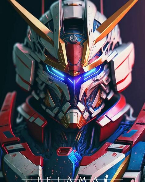 Gundam Face, Mecha Head, Gundam Head, Mecha Art, Mythological Monsters, Face Machine, Samurai Wallpaper, Gundam Wallpapers, Power Armor