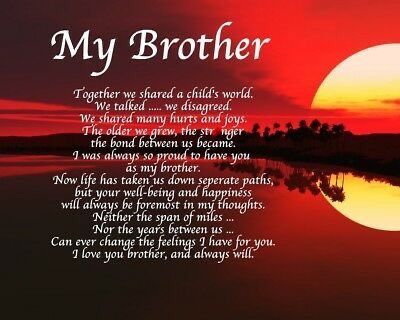 Brother Poems From Sister, Happy Birthday Brother From Sister, Happy Birthday Little Brother, Brother Poems, I Love You Brother, Birthday Poem, Brother Birthday Quotes, Birthday Prayer, Birthday Brother