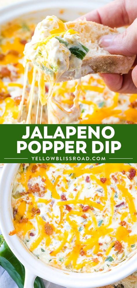 Chips Dip, Creamy Jalapeno, Jalapeno Popper Dip, Popper Dip, Easy Dip, Popular Appetizers, Cheesecake Dip, Jalapeno Popper, Easy Dips