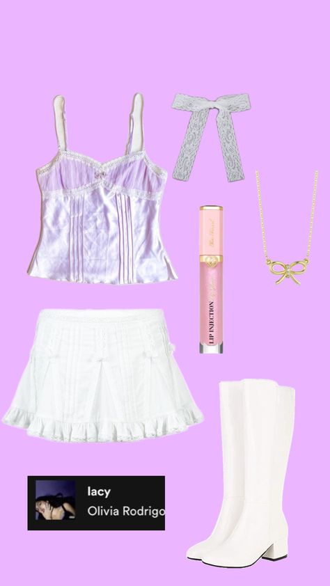 Lacy guts tour fit🎀💜🎀 | #lacy #lacyoliviarodrigo #lacyguts #lacyohlacy #or2 #guts #gutstour #gutstourfit #oliviarodgrigo #oliviarodrigoaesthetic #sour #sourtour #oliviarodrigosour #oliviarodrigoguts Guts Tour, Outfit Ideas, Outfit Inspo