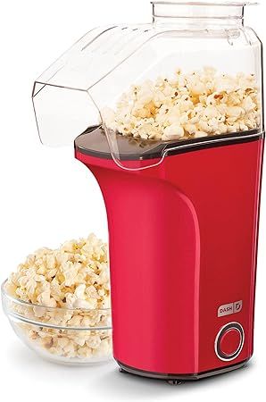 Amazon.com: DASH Hot Air Popcorn Popper Maker with Measuring Cup to Portion Popping Corn Kernels + Melt Butter, 16 Cups - Red: Home & Kitchen Popcorn Popper, Corn Kernel, Measuring Cup, Selling Products, Kitchen Utensils Gadgets, Measuring Cups, Melted Butter, Hot Air, Popcorn