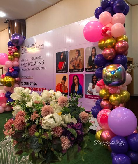 Women's Conference Decorations, Women's Conference Decor, Women’s Conference Themes, Women Event Ideas, International Women’s Day Decorations, Womens Conference Decorations Church, Women’s Conference Decor, Conference Decorations Events, Women Conference Themes