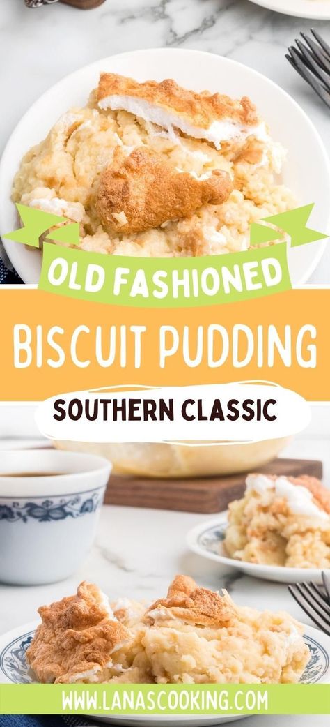 Recipes Using Day Old Biscuits, Frozen Biscuit Dessert Recipes, What To Make With Leftover Biscuits, Cold Biscuit Pudding Recipe, Old Fashion Breakfast Recipes, Recipes For Leftover Biscuits, Old Biscuits What To Do With, Dessert Recipes With Canned Biscuits, Recipes Using Leftover Biscuits