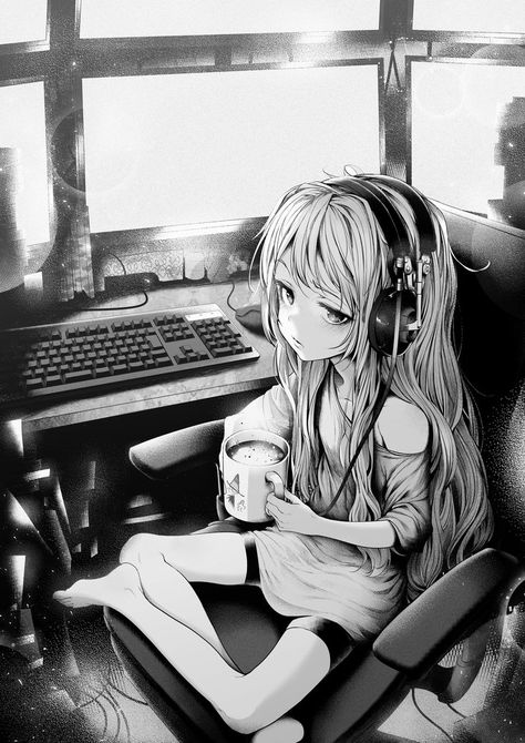 Otherside Picnic, Cybergoth Anime, Black And White Comics, Picnic Birthday, Music Pics, Anime Cover Photo, Picture Icon, November 11, Cute Profile Pictures