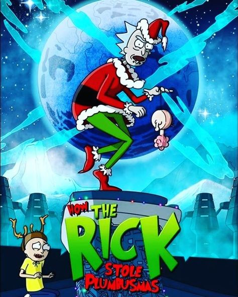 Rick And Morty Christmas Wallpaper, Christmas Rick And Morty, Rick And Morty Christmas, Rick And Morty Crossover, Rick And Morty Image, Rick I Morty, Rick And Morty Characters, Rick And Morty Poster, Get Schwifty