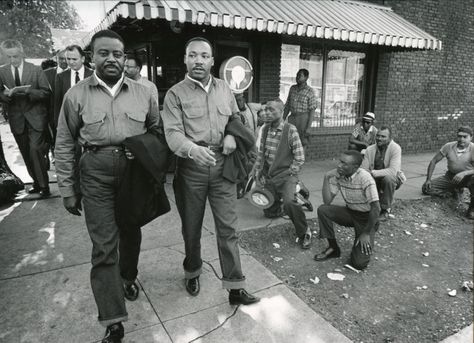 Charles Moore Martin Luther King Jr. and Ralph Abernathy Walk Toward Their Arrest, Birmingham, Alabama, April 16, 1963 Dr Martin Luther King, Harriet Tubman, National Mall, Strong Marriage, Rosa Parks, Civil Rights Movement, Anne Frank, Art Historian, King Jr