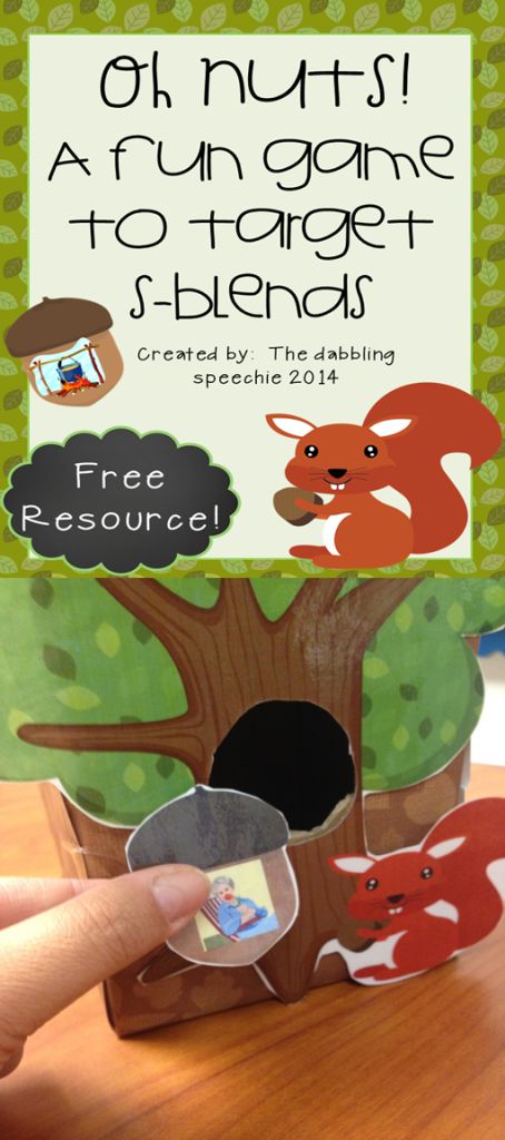 oh nuts squirrel s-blend game Speech Therapy Activities Preschool, Preschool Board Games, Speech Games, Blends Activities, Preschool Speech Therapy, Speech Articulation, Play Therapy Techniques, School Speech Therapy, Speech Therapy Games