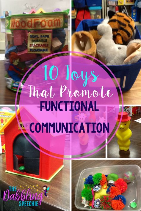 Functional Words Speech Therapy, Functional Play Activities, Functional Play, Early Intervention Activities, Toddler Speech, Early Intervention Speech Therapy, Preschool Speech Therapy, School Speech Therapy, Language Therapy Activities