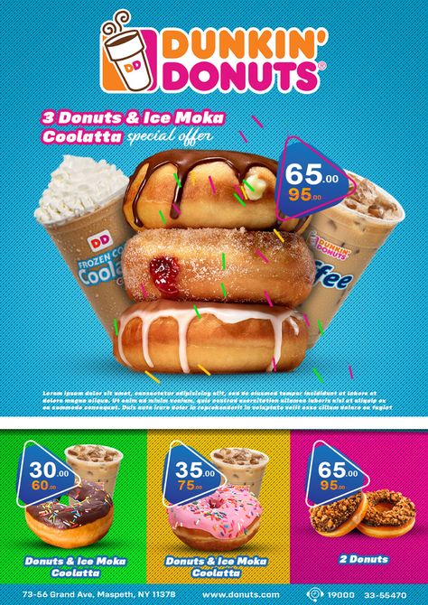 ali gamal on Behance Advertising Graphic Design, Graphic Design Adobe, Hot Dog Buns, Flyer Design, Donuts, Adobe Photoshop, Frozen, Photoshop, Branding