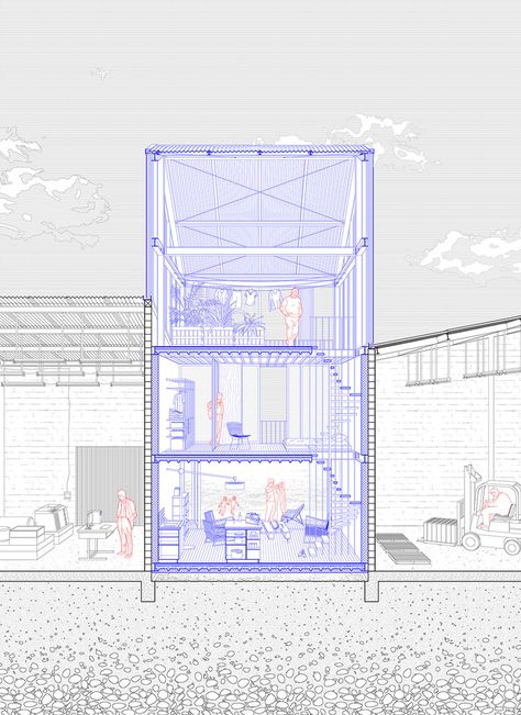 Sectional Perspective, Architectural Orders, Section Drawing, Architecture Drawing Plan, Best Architecture, Romanesque Architecture, Types Of Architecture, Architectural Section, Layout Architecture