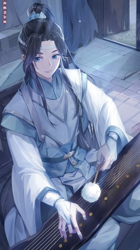 Lan Sizhui, Anime Long Hair, New Year Art, Amazing Spiderman Movie, Lan Wangji, Anime Fanfiction, Mid Autumn Festival, The Grandmaster, Heaven's Official Blessing