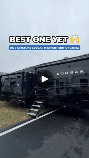 139K views · 991 reactions | be the headliner of the campsite with this rv 🚐 2024 Keystone RV Cougar Midnight Edition 316RLS 🏷️ starting at $20/day | Camping World | Camping World · Original audio Rv Homestead, Rv Campsite, Day Camping, Keystone Rv, Travel Trailers, Camping World, Travel Trailer, Rv, Camping