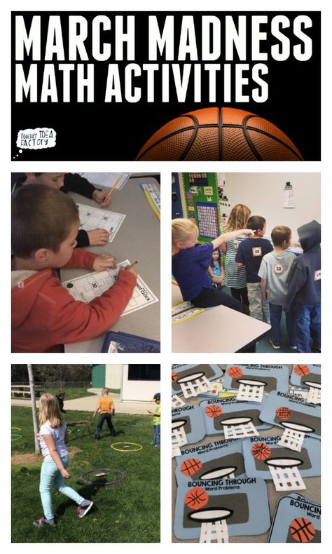 March Madness Math Activities, March Madness Reading Challenge, March Madness Activities, March Madness Math, March Madness Books, Family Math Night, March Math, Sports Theme Classroom, Math Night