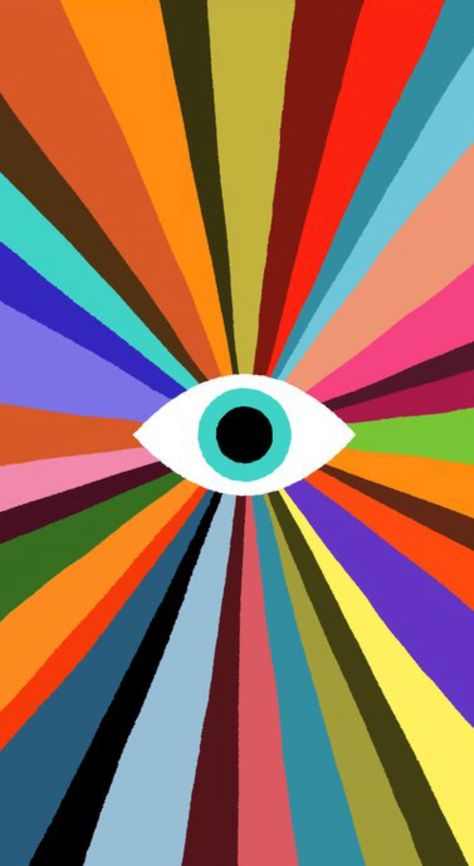 Color Outside The Lines, Trippy Eye Art, Eye Illustration Design Graphics, Evil Eye Painting, Evil Eye Art, Eye Illustration, Posca Art, Eye Art, Wall Collage