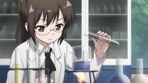 Anime Chemistry Aesthetic, Science Anime Aesthetic, Anime Science Lab Background, Anime Laboratory Background, Chemistry Girl Aesthetic, Chemistry Aesthetic Background, Chemistry Anime, Anime Laboratory, Anime Scientist