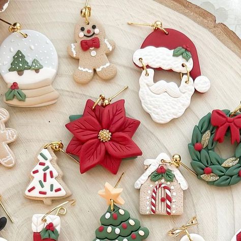 Clay Inspo, Christmas Jewellery, Wild Honey, Christmas Clay, Clay Earring, Frosty The Snowmen, November 3, October 20, Art Clay