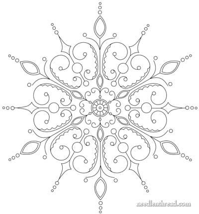 Snowflakes Embroidery Pattern, Snowflake Coloring Pages, Snowflake Embroidery, Mandalas Painting, Paper Embroidery, Quilling Patterns, Embroidery Patterns Free, Hand Embroidery Pattern, Christmas Embroidery