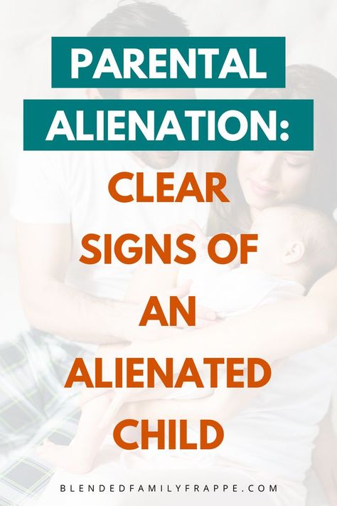 Parental Alienation: Clear Signs Of An Alienated Child Letters To My Son, Internal Family Systems, Blended Families, Parental Rights, Parental Alienation, Narcissistic Parent, Bad Mom, Be The Reason, Step Parenting