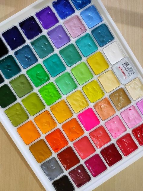 Guache Pallete, Himi Gouache Paint Set, Gouache Pallet, Himi Guache Pallete, Himi Miya Gouache, Miya Gouache, Gouache Palette, Gouache Paint Set, Pretty School Supplies