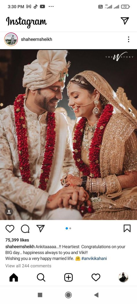 Happy Married Life Instagram Story, Hearty Congratulations, Happy Married Life, Wedding Countdown, Best Friend Wedding, Stories Ideas, Wedding Story, Married Life, Story Ideas