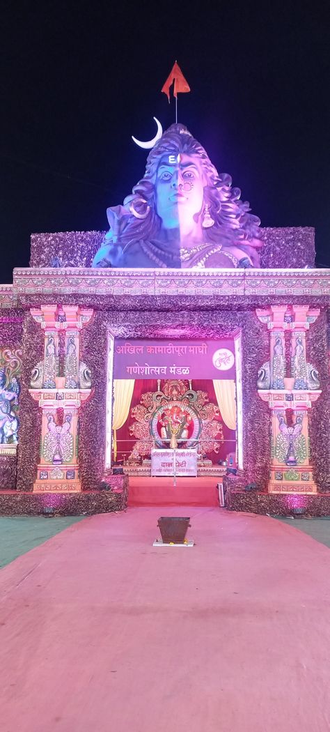 Ganesh Pandal Decoration, Ganesh Pandal Decoration Ideas, Pandal Decoration Ideas, Ganpati Mandap, Ganesh Pandal, Pandal Decoration, Puja Pandal, Kali Puja, Ganpati Decoration At Home