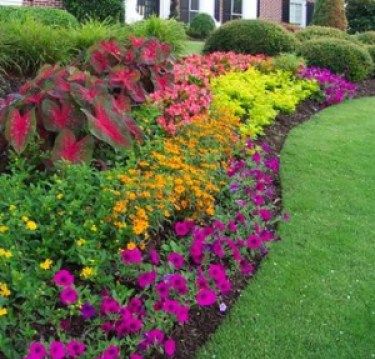 Spring is almost here. Adorn your garden with colorful flowers. I’ve a few beautiful flower beds and some ideas for you… First and foremost pick a spot that gets ample sunlight and which instantaneously adds curb appeal to your garden. Next, determine the perimeter of your flower bed. It could edge your lawn; edge your … … Continue reading → Annual Flower Beds Design, Annual Flower Beds, Colorful Flower Beds, Flower Bed Designs, Garden Flower Beds, Flower Bed Ideas, Garden Wallpaper, Flower Landscape, Front Yard Garden