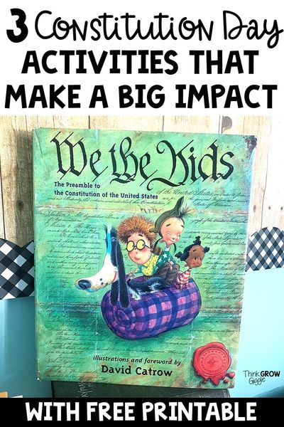 Upper elementary teachers, are you looking for engaging & meaningful activities to help your students understand Constitution Day & the US Preamble? These free easy to implement ideas will help you teach effortlessly yet make a big impact with your 3rd, 4th, & 5th grade students this Constitution Day. Constitution Day read aloud books, activities & art integration will help you enjoy teaching about this September holiday. Click to read this blog post and grab a free printable. Kindergarten Constitution Day Activities, Teaching Government 2nd Grade, 3rd Grade Government Activities, Constitution Day Activities 2nd Grade, 3rd Grade Social Studies Activities, Constitution Day Craft, Teaching Constitution, Constitution For Kids, Classroom Constitution