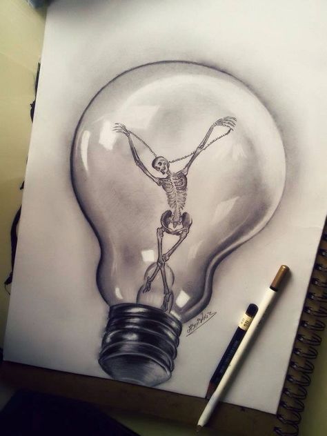 Light Bulb Drawing, Gala Decorations, Your Drawing, Metal Texture, Art Business, Glass Texture, Animal Tattoos, Teaching Art, How To Take