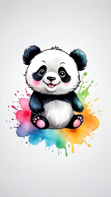 #cute panda #🐼 Panda Bears Wallpaper, Panda Bear Tattoos, Pet Memorial Tattoo, Cute Panda Drawing, Dinosaur Tattoo, Panda Tattoo, Panda Drawing, Do What You Like, Original Iphone Wallpaper