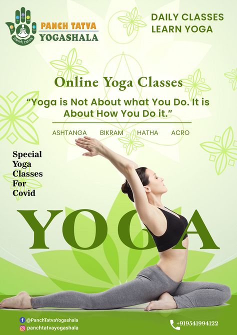 Easy Yoga Poses For Photoshoot, Online Yoga Classes Poster, Yoga Ads, Yoga Template, Studio Quotes, Yoga Post, Yoga Posters, Yoga Flyer, Office Video