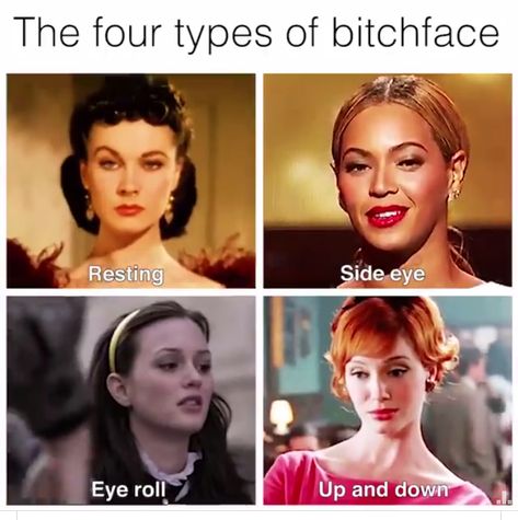 I have the resting bitch face and I don’t even realize I’m doing it until someone asks if I’m mad/okay 😂 Sarcasm Only, Eye Roll, Morning Humor, Memes Humor, Funny Tweets, Funny Posts, Relatable Quotes, The Four, Beyonce