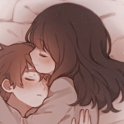 Sleeping Together Couples, Nap Date, Anime Couples Sleeping, Sleeping Couple, Anime Hug, Pelo Anime, Couple Sleeping, Hugs And Cuddles, Hoodie Drawing