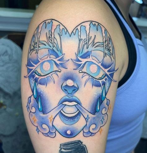 Blue tattoo art Frost ~.~ Frozen Heart Tattoo, Frost Tattoo, Flash Sheet Ideas, Frozen Heart, Blue Tattoo, Flash Sheet, Body Mods, Heart Tattoo, Tattoo Art