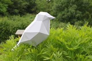 Low Poly Bird Papercraft (Free Template) #bird #papercraft #lowpoly 3d Animal Paper Craft Template, Low Poly Free Template, 3d Papercraft Free Printable, Free Papercraft Templates Printables, Free Papercraft Templates, Low Poly Papercraft Free, Free 3d Papercraft Templates, 3d Masks, Bird Paper Craft