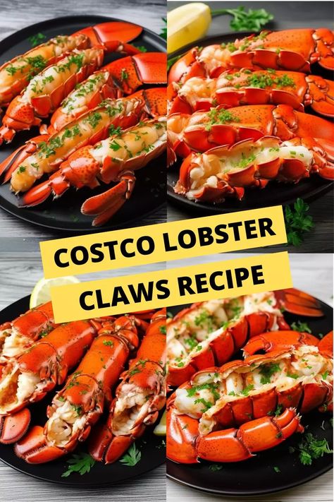 costco lobster claws recipe Lobster Claw Recipe, Beef Ragu Recipe, Costco Food, Lobster Recipe, Red Wine Recipe, Frozen Lobster, Seafood Feast, Costco Meals, How To Cook Lobster