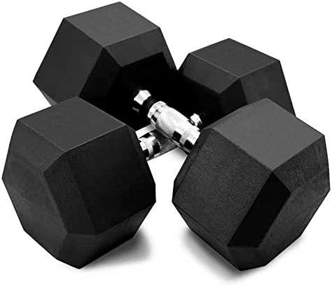 Hex Rubber Dumbbell with Metal Handles for Home Gym Strength Training Muscle Exercise Choose Weight (50lb, 60lb, 70lb, 80lb,90lb, 100lb) Check more at https://uk.productsoffer.in/hex-rubber-dumbbell-with-metal-handles-for-home-gym-strength-training-muscle-exercise-choose-weight-50lb-60lb-70lb-80lb90lb-100lb/ Gym Dumbbells, Barbell Set, Strength Training Routine, Barbell Weights, Hex Dumbbells, Hand Weights, Gym Weights, Dumbbell Set, Home Workout Equipment