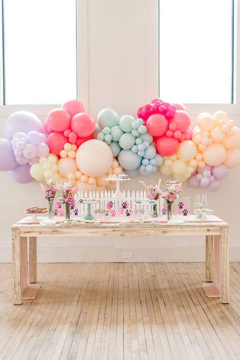 Paw Patrol Kids Birthday Party | A Charming Fete, Cleveland Wedding & Event Planner, Destination Wedding Planner Paw Patrol Party Ideas Food, Paw Patrol Theme Party, Book Themed Birthday Party, Balloon Colors, Fairy Garden Birthday Party, Event Decorating, Balloon Kits, Garden Party Birthday, Sensory Table